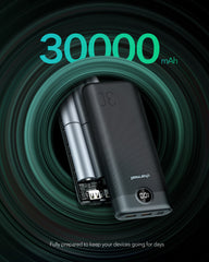 30000mAh 20W Fast Charging Power Bank with LED Display